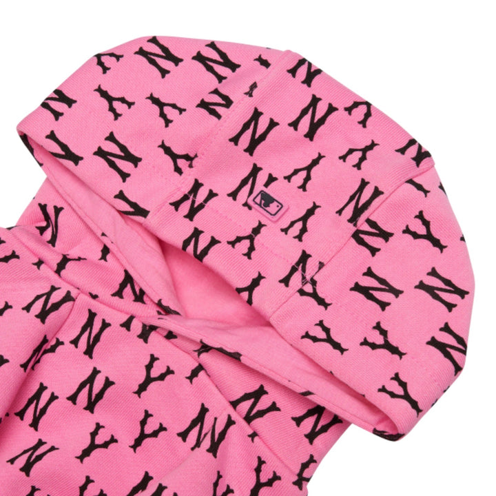 ※予約販売【MLB KOREA】monogram hoodie（Pink）