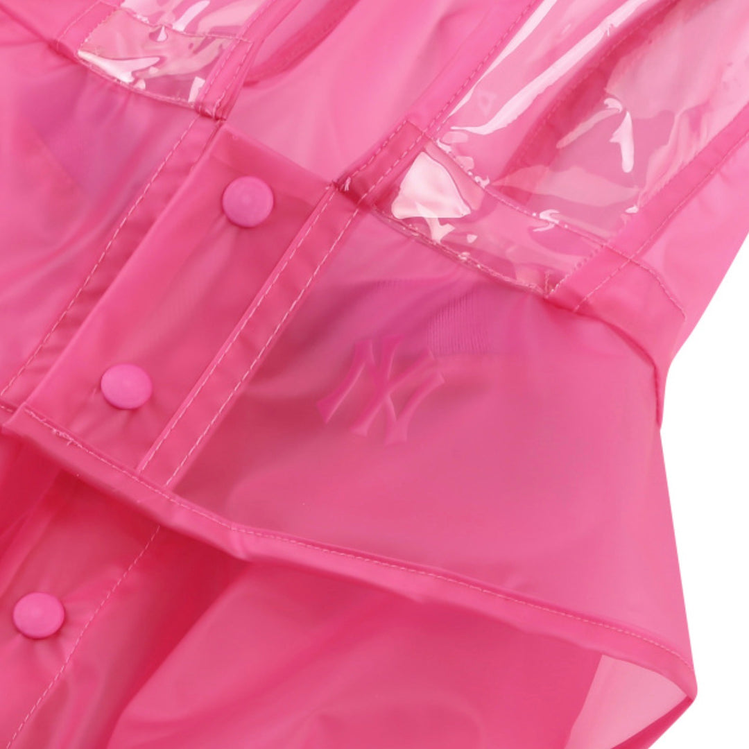 ※予約販売【MLB KOREA】MLB logo raincoat（Pink）