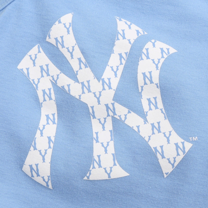 ※予約販売【MLB KOREA】monogram big logo T-shirt（Sky Blue）