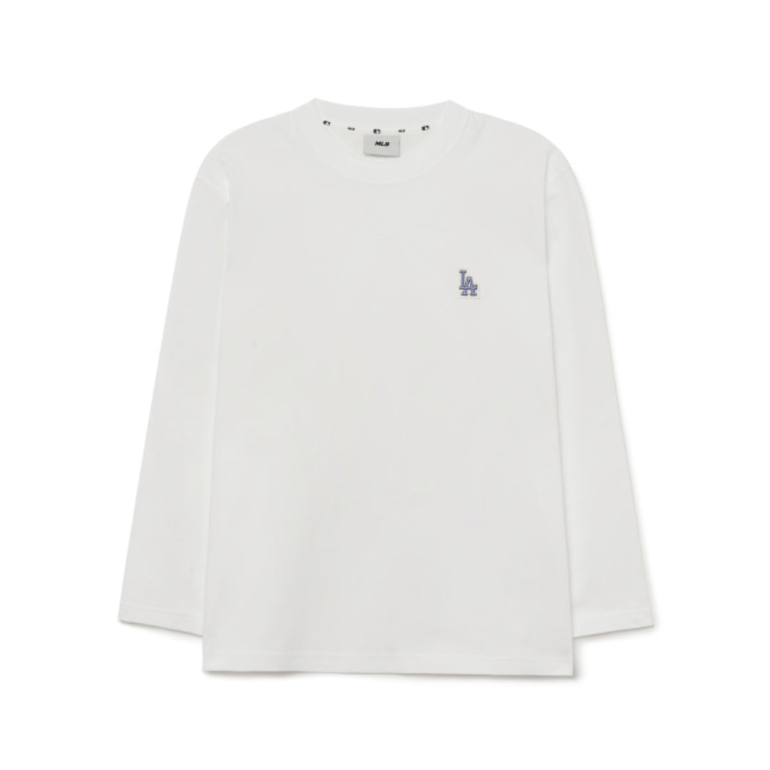 ※予約販売【MLB KOREA】basic small logo loosefit long t-shirt（White）人間用