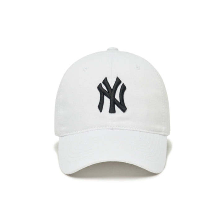 ※予約販売【MLB KOREA】N-COVER FIT slider cap NY（White）人間用