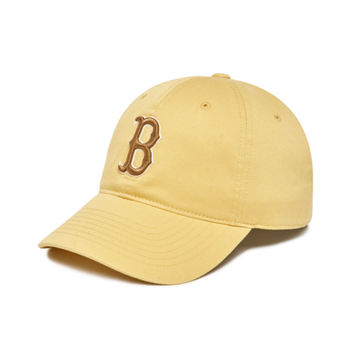 ※予約販売【MLB KOREA】N-COVER FIT slider cap Boston（Yellow）人間用