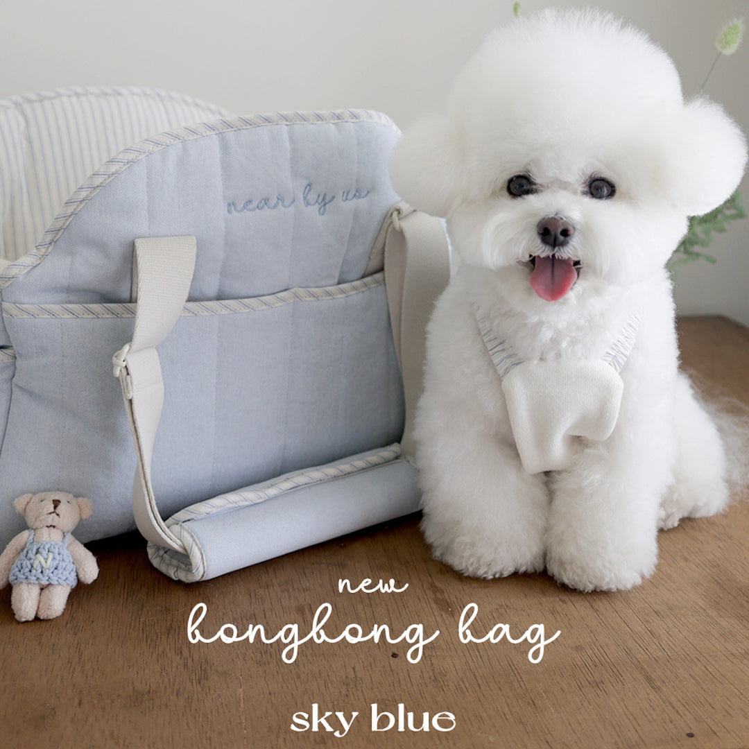※予約販売【near by us】new bongbong bag（sky blue）