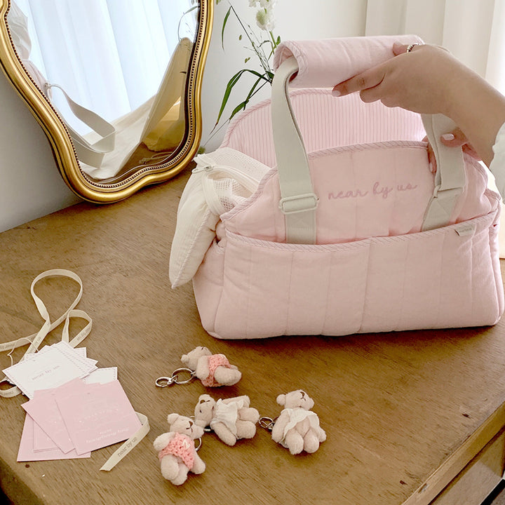 ※予約販売【near by us】new bongbong bag（baby pink）