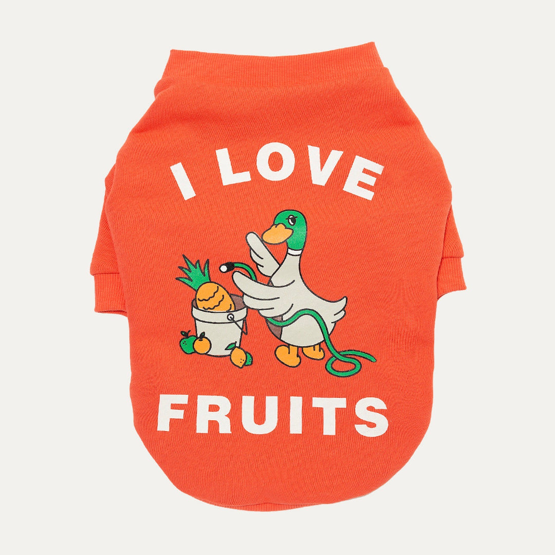 ※予約販売【andblank】Sunday duck T-shirt（Orange）