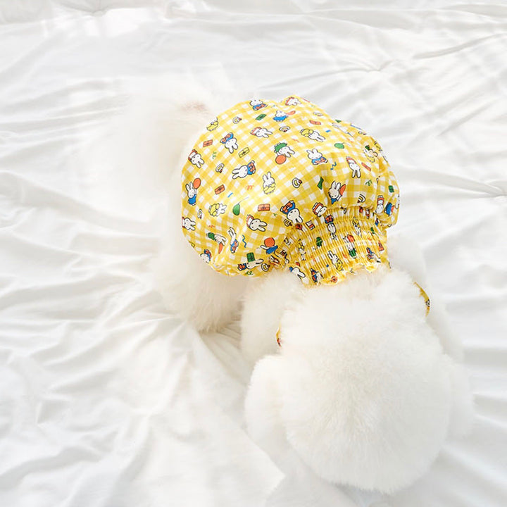 ※予約販売【noutti】miffy happy day check ballon top（Yellow）