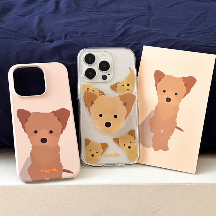 ※予約販売　1匹【fet.studio × URBAN DOG TOKYO】 Clear rascal Iphone case（1匹）