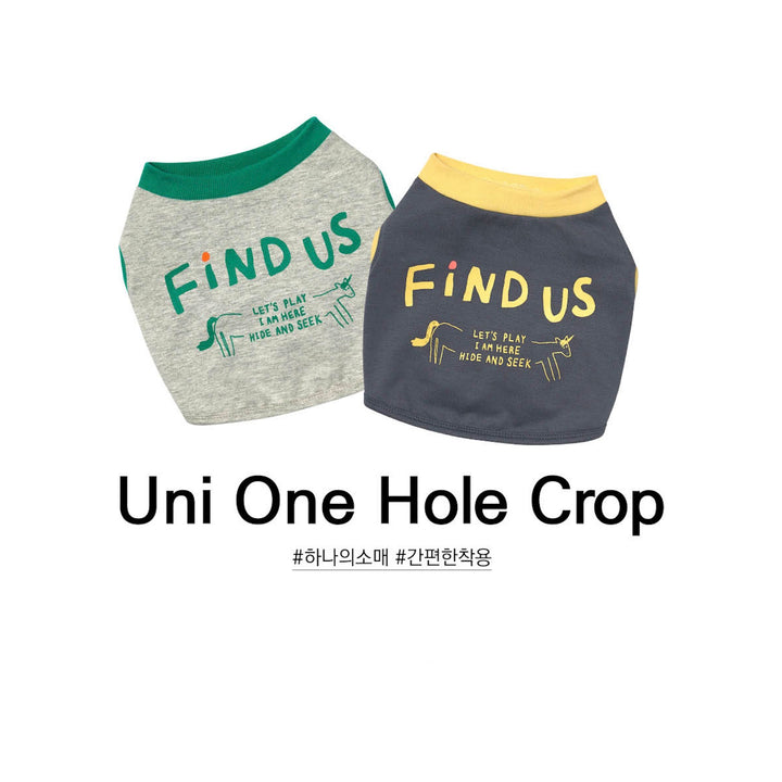※予約販売【munikund】Uni One Hole Crop（Navy）