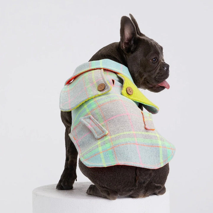 ※予約販売【MOSHIQA】Tartan Dog Coat