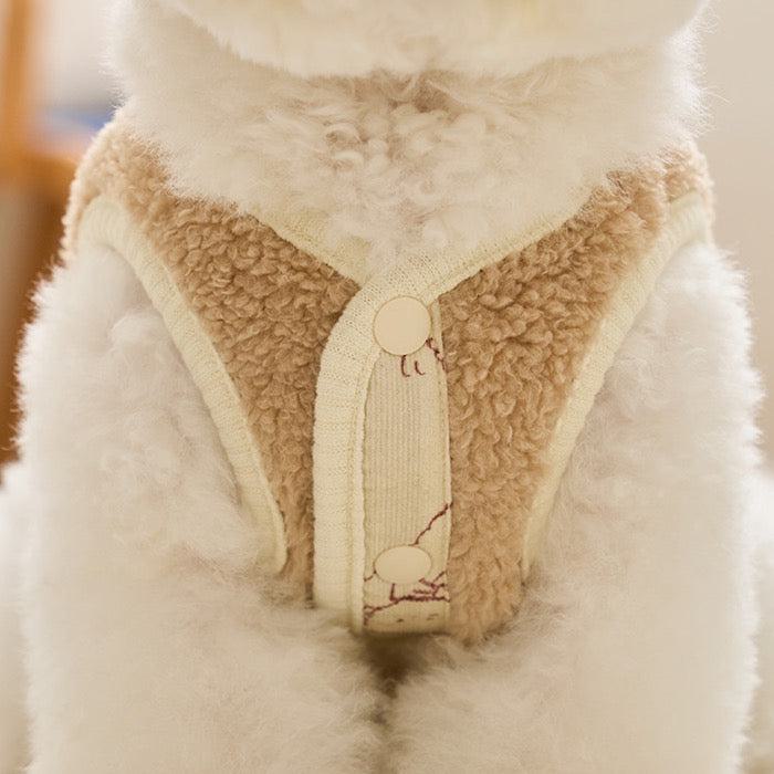 ※予約販売【noutti】Reversible bear vest（Beige）