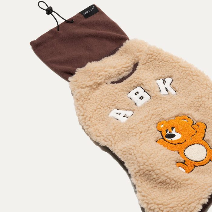 即納【andblank】Joy bear fleece heat padding