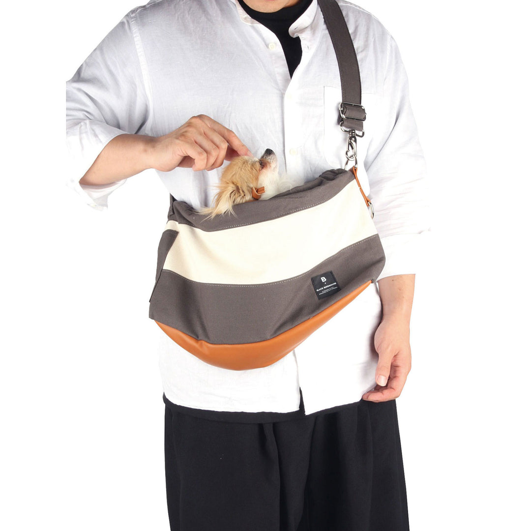 即納【monchouchou】Dog Messenger Bag （ダークグレー）