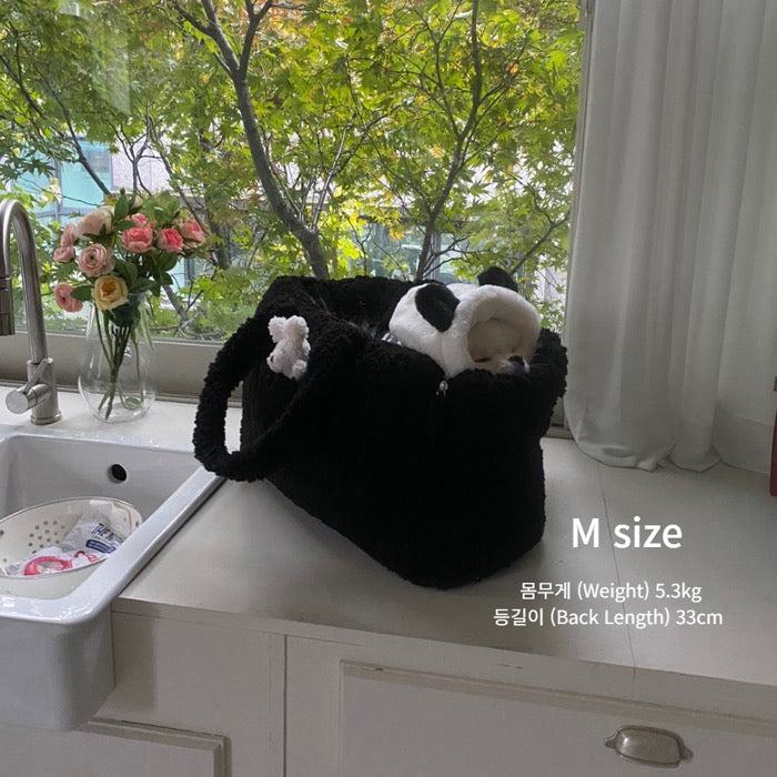 ※予約販売【Hi Yeboo】Fluffy Cushion Bag（Ivory）