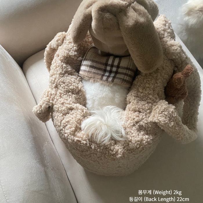 ※予約販売【Hi Yeboo】Fluffy Cushion Bag（Ivory）