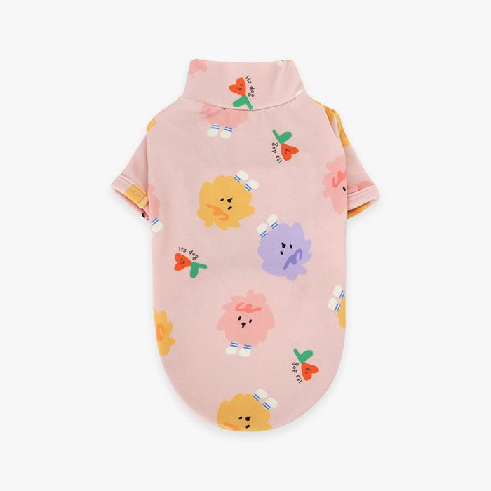 ※予約販売【ITS DOG】Warm-up heat t-shirt (pink)