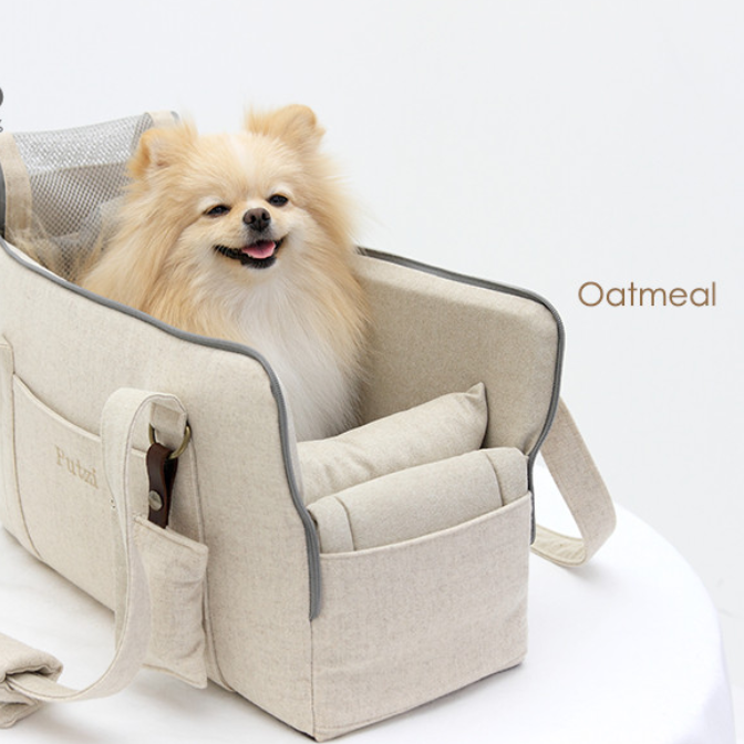 マルチフラットポーチ&ミニバッグPB-5持ち手W 眠る3姉妹ポメラニアン マルチフラットポーチ&ミニバッグPB-5持ち手W 眠る3姉妹ポメラニアン