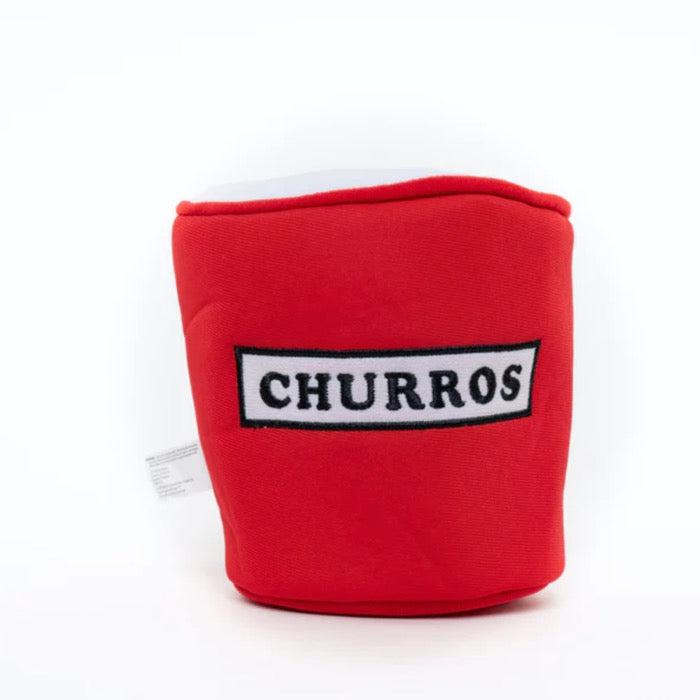 即納【Hey Cuzzies】Hide N Seek – Churros Bucket Dog Toy