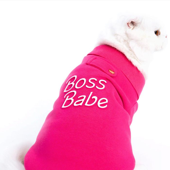 ※予約販売【MOSHIQA】Paris Collection Boss Babe Cat Sweatshirt