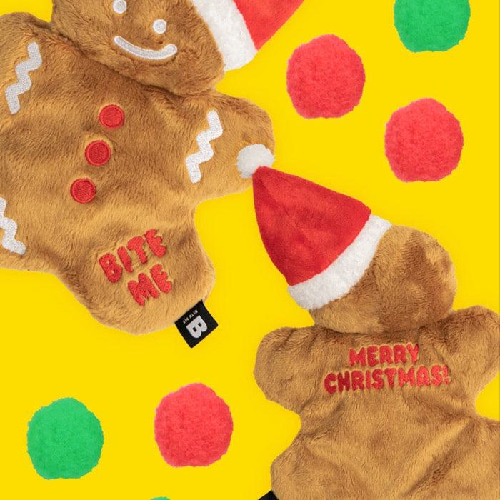 即納【BITE ME】Hug Me Tug toy - Gingerbread