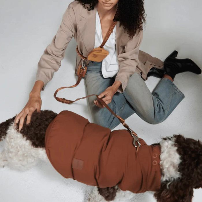 即納【max bone】Arabella Puffer Vest（Brown）