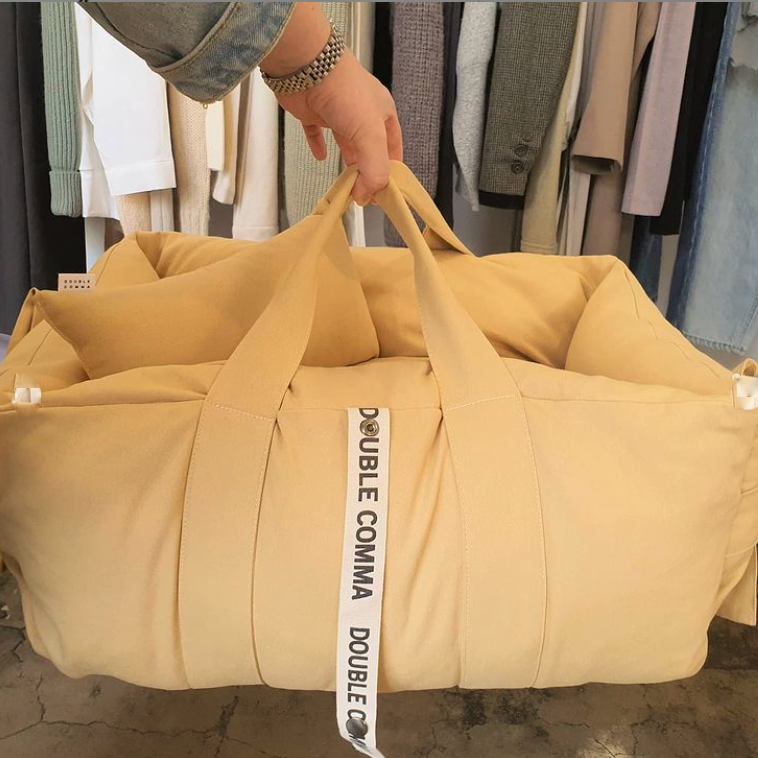 ※予約販売【DOUBLE COMMA】multi cushion bag（イエロー）