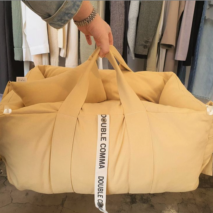 即納【DOUBLE COMMA】multi cushion bag（YELLOW）