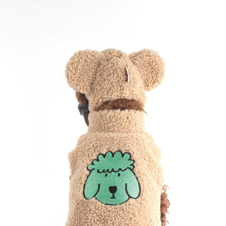 ※※予約販売【monchouchou】bubble dog jacket（ベージュ）