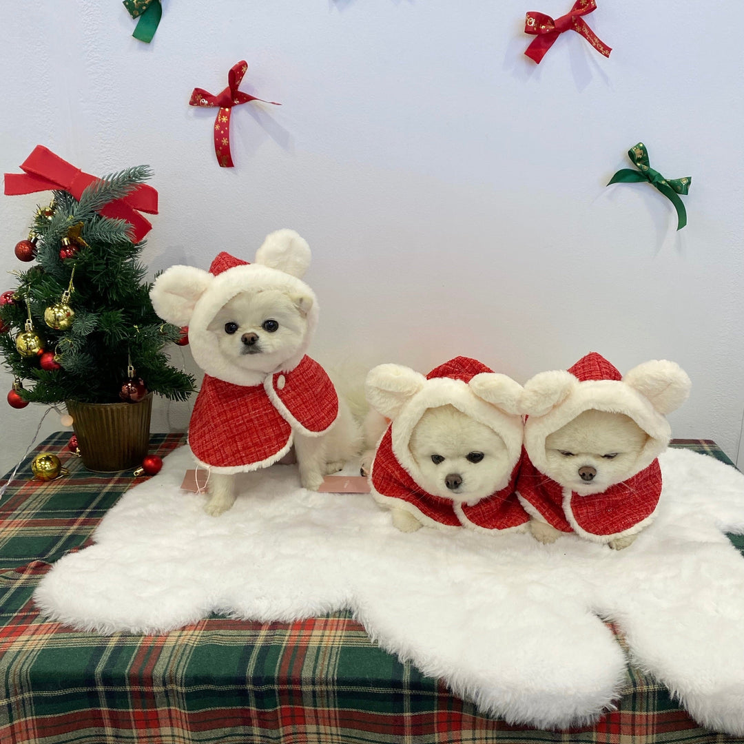 ※予約販売【Hi Yeboo】Christmas Bear Cape