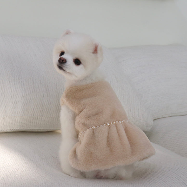 ※予約販売【Hi Yeboo】Pearl Dress（アンティークホワイト）