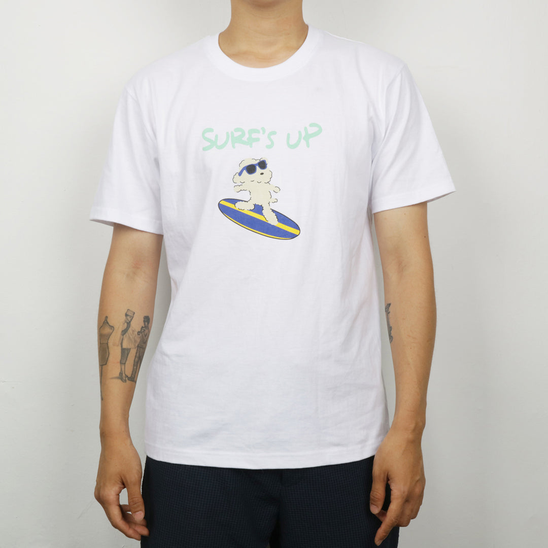 即納【middleshop】オーナー様用 surf's up Tシャツ（ホワイト）