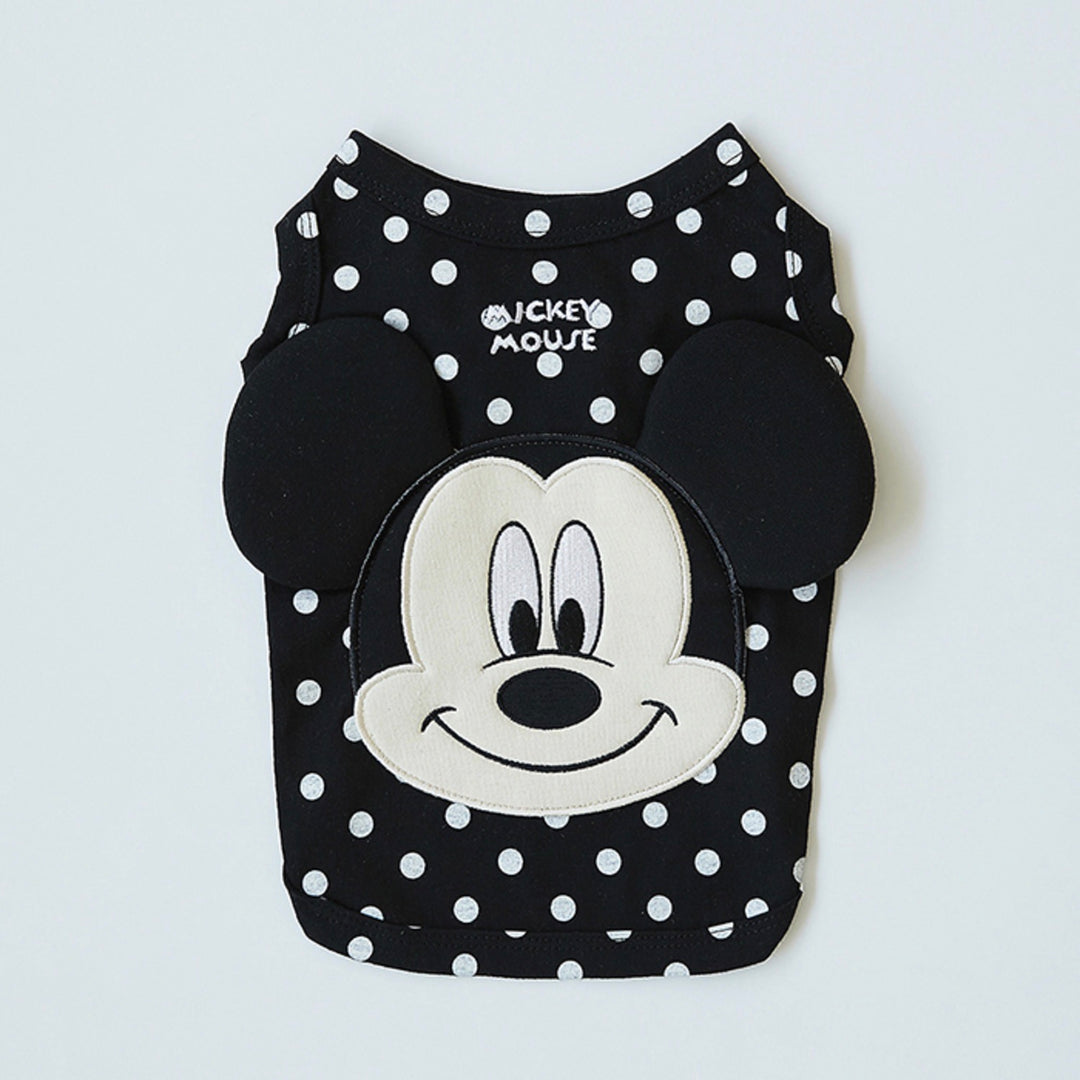 ※予約販売【DA】Mickey Mouse Polka dots sleeveless（ブラック）