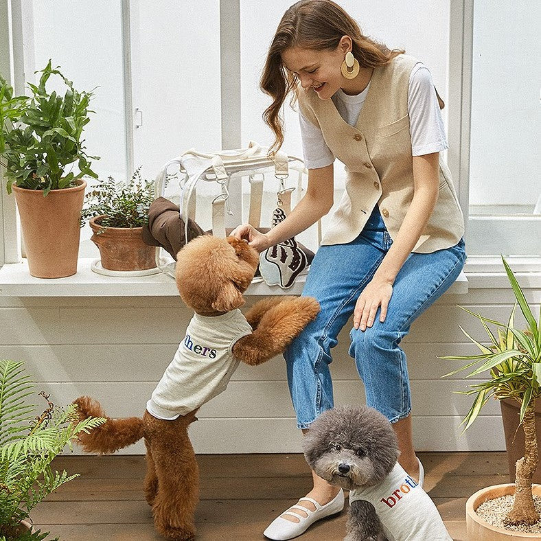 【IT-DOGS】itdogs⭐︎パフスリーブ⭐︎トップス⭐︎ iDog fleur DANON パフスリーブハイネックTシャツ 蓄熱 保温 消臭 抗菌