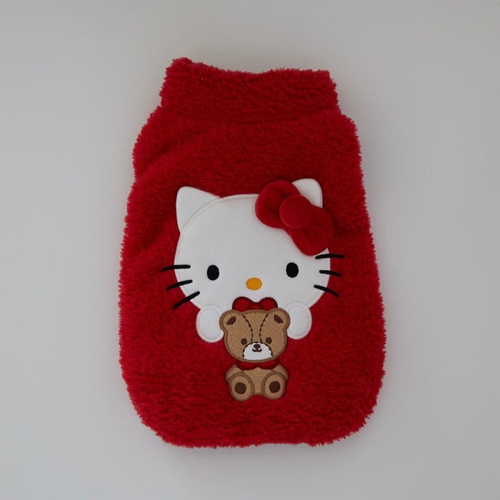 即納【DA】Hello kitty fleece zip up