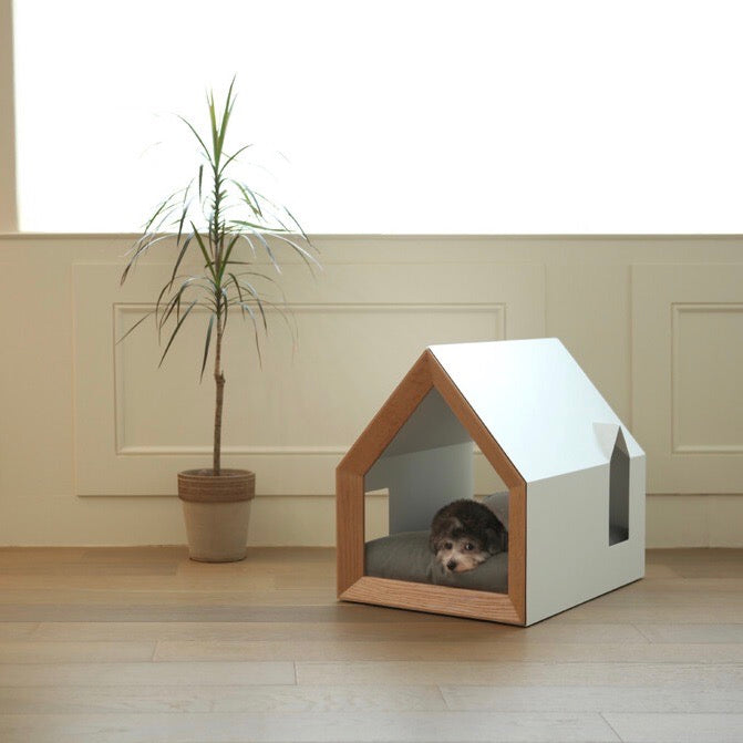 犬ハウス Pakabi】犬小屋 犬舎 木製 屋外 ハウス ペットハウス オールシーズン