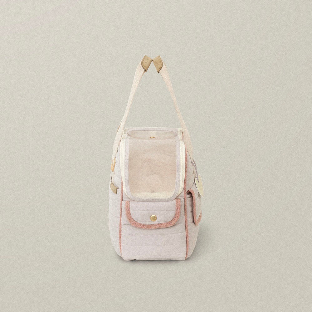 ※予約販売【seoru】name embroidery Heritage Ballon bag / FULL SET (lavender)