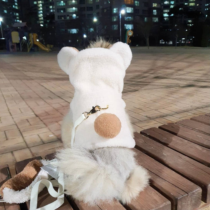 ※予約販売【BeBe Breath】puppy bear harness（Cream）