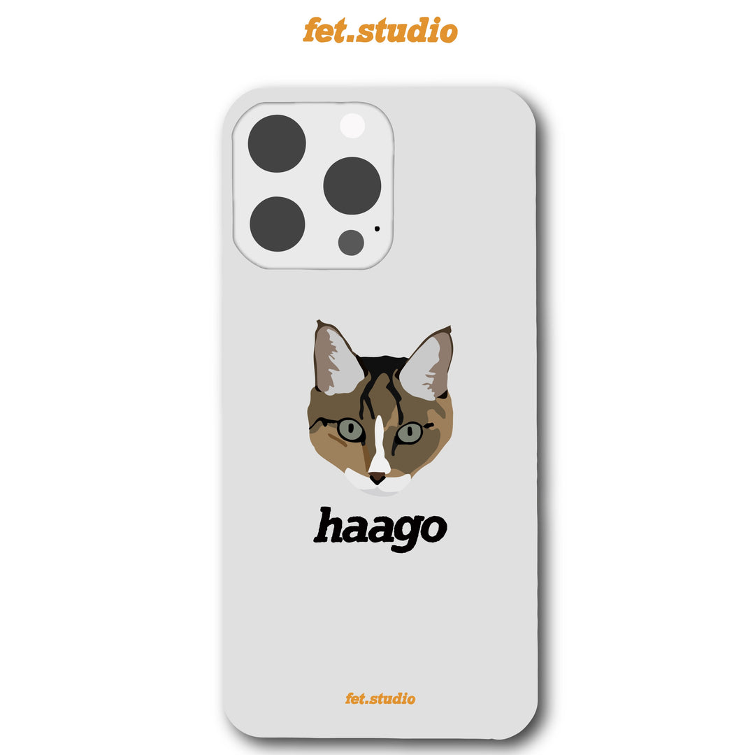 ※予約販売　5匹【fet.studio × URBAN DOG TOKYO】Clear face Iphone case（5匹）