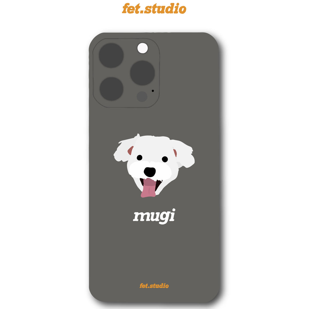 ※予約販売　1匹【fet.studio × URBAN DOG TOKYO】 Clear face Iphone case（1匹）