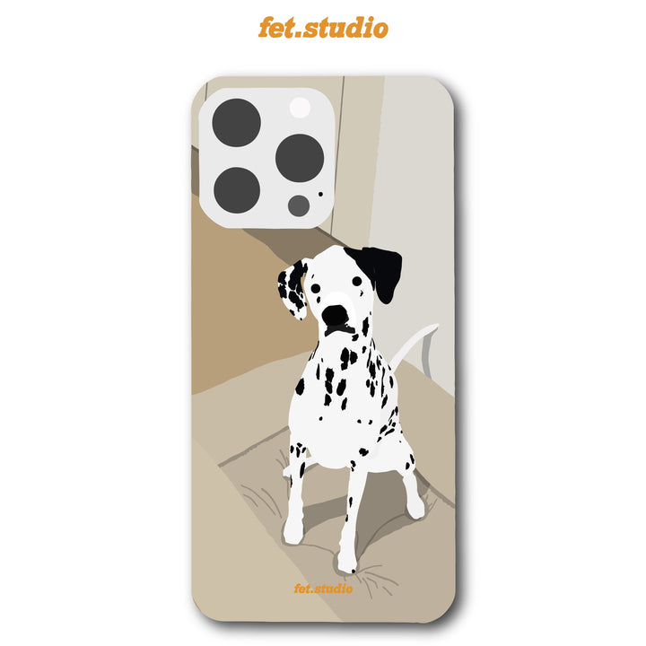 ※予約販売　1匹【fet.studio × URBAN DOG TOKYO】 postcard hard Iphone case（1匹）