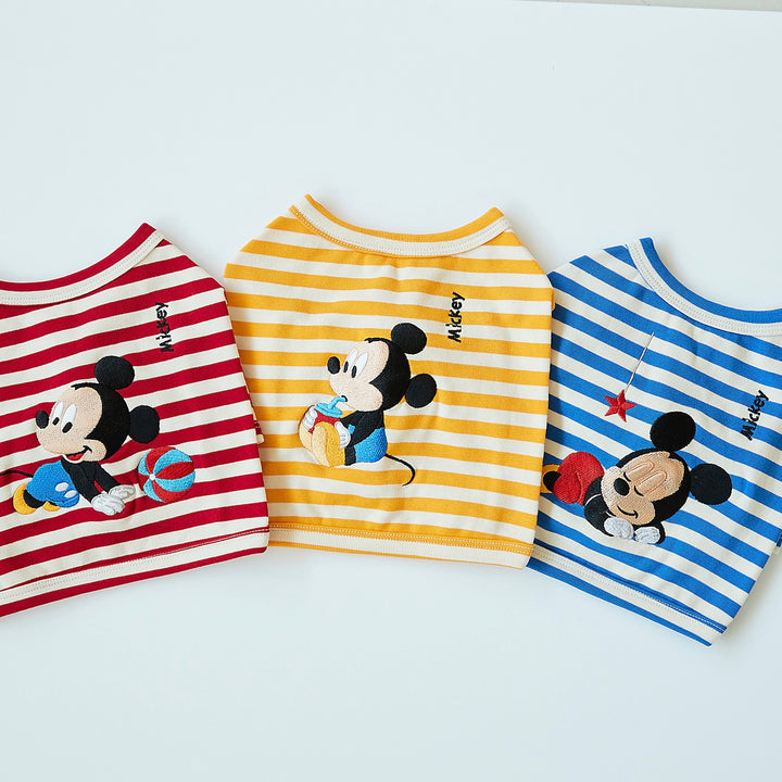 ※予約販売【DA】Mickey Mouse baby cardigan（イエロー）